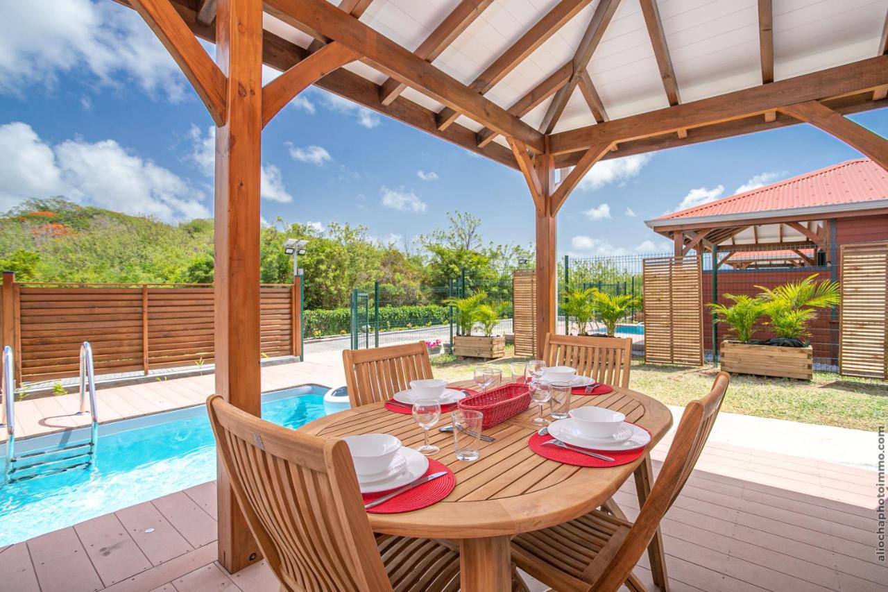 Bungalow Pom 1, Piscine, A 5 Min Des Plages Le Vauclin Bagian luar foto