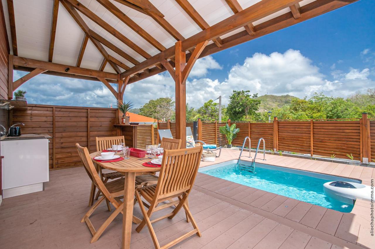 Bungalow Pom 1, Piscine, A 5 Min Des Plages Le Vauclin Bagian luar foto